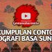 CONTOH BIOGRAFI BAHASA SUNDA